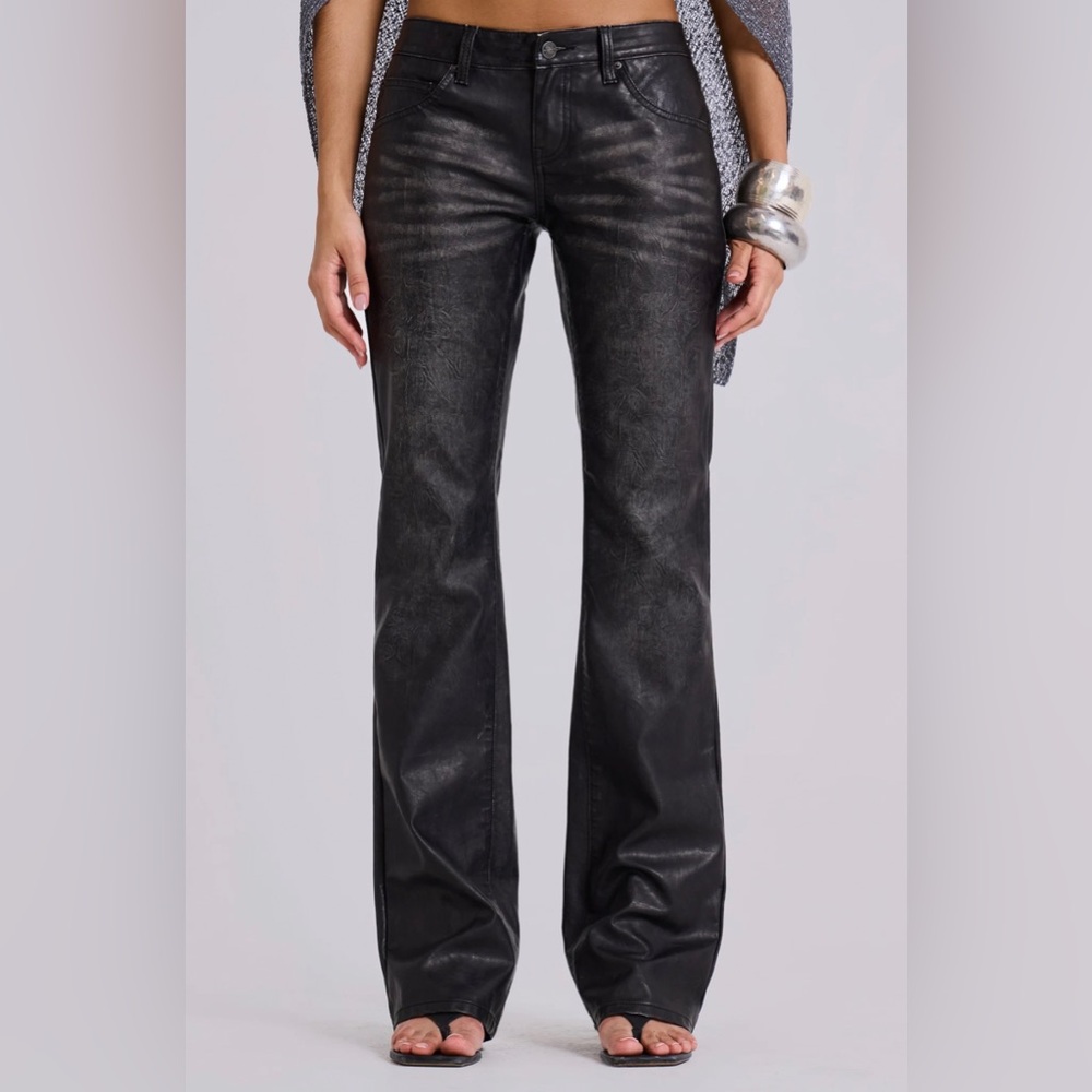 Jaded London Black Flare Pants
